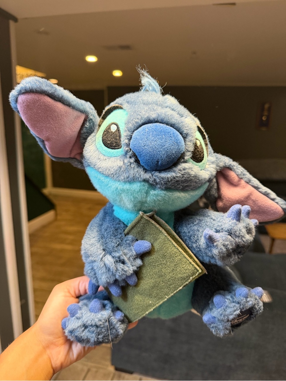 Disney Stitch with Book
